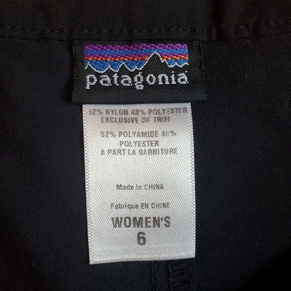 Women's Size 6 Black Patagonia Skort - Picture 13 of 13